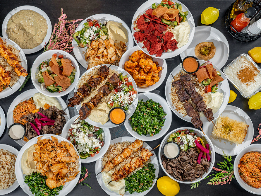 Demo Bistro catering spread